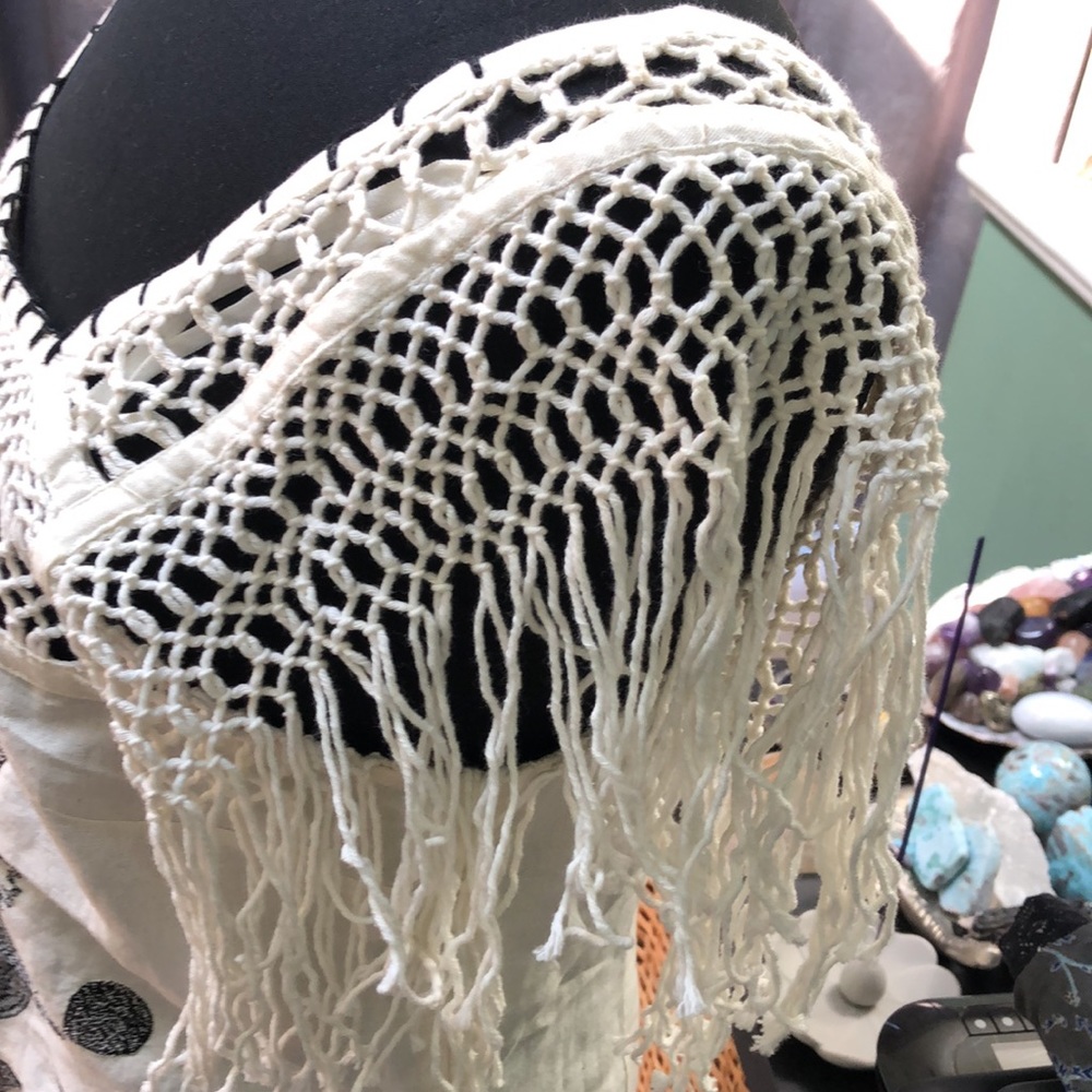 Free People macrame and embroidery dress - Picture 5 of 9